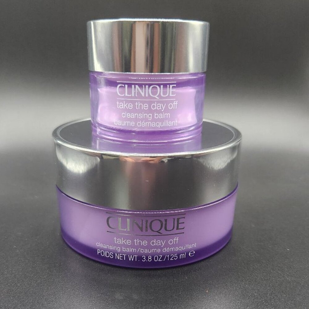 Clinique Take the Day off Balm Cleanser Makeup Remover Full Size 3.8 oz + 1 oz